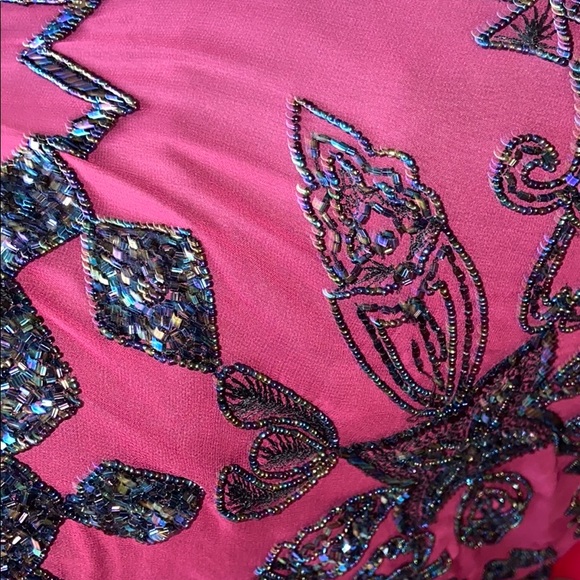 Formal Dress with Thin Straps and a Leg Slit - Picture 4 of 4